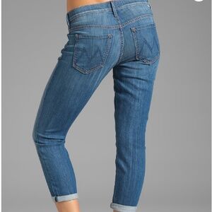 Skinny, Not Skinny Mother Jeans in Tea for Two